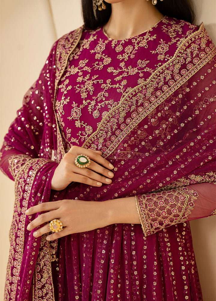 Riwayat by Zarif Unstitched Embroidered Net 3 Piece Suit ZR26URN ZRF-RC-05 SADAA - Festive Collection