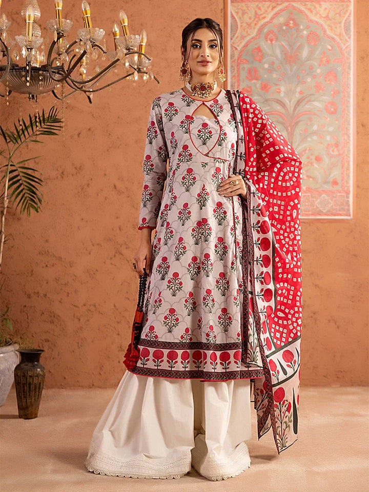 Salitex Women Printed Cross Hatch 2 Piece Suit SPL2PBE026 - Summer Collection