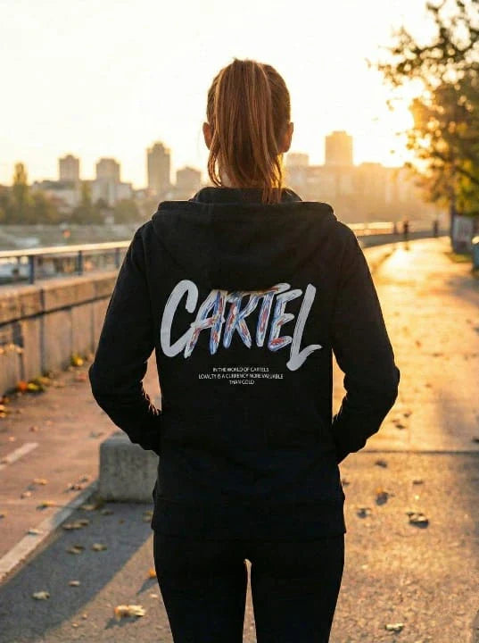 Urban Cut Unisex RTW Printed Fleece 1 Piece Suit Cartel Graphic Hoodie Casual Collection