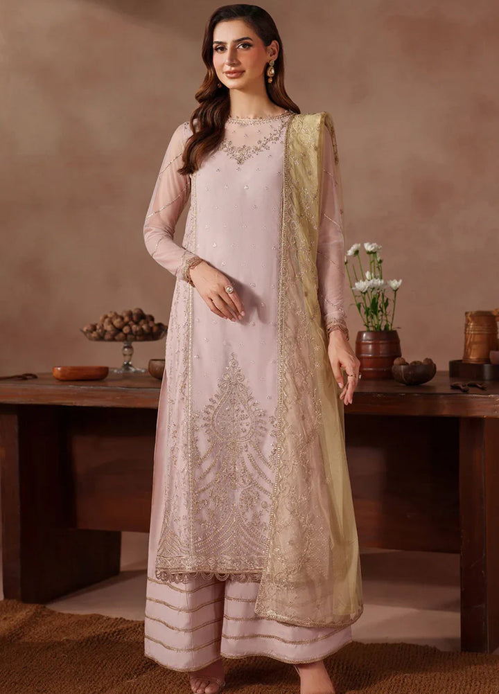 Mahrosh by Zarif Embroidered Net Suits Unstitched 3 Piece ZR25UF MUF-06 Zinoor - Formals Collection