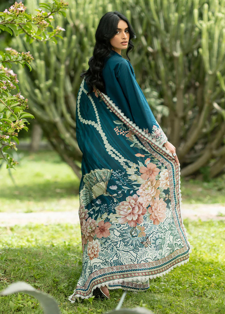 Zainab Chottani Unstitched Embroidered Lawn 3 Piece Suit ZC26ULE Faye 01 - Eid Collection