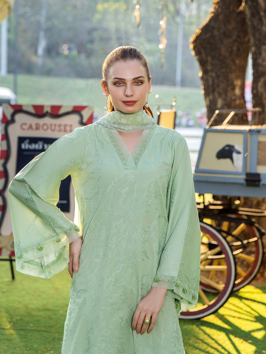 Sole by Yards Unstitched Embroidered Lawn 3 Piece Suit Elan Casual Collection