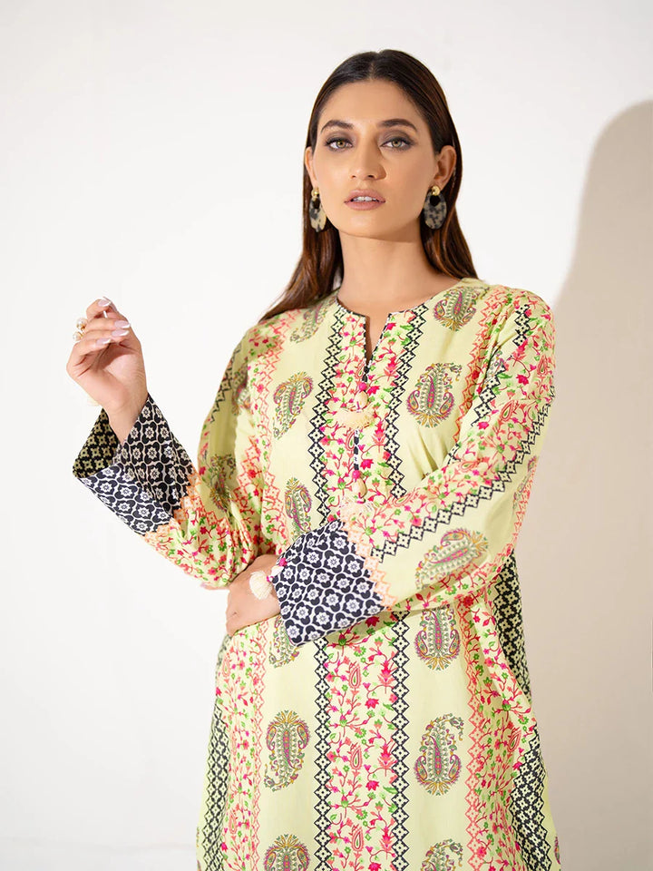 Salitex Women Printed Cambric 1 Piece Shirt WRTKBA24AL234 - Winter Collection
