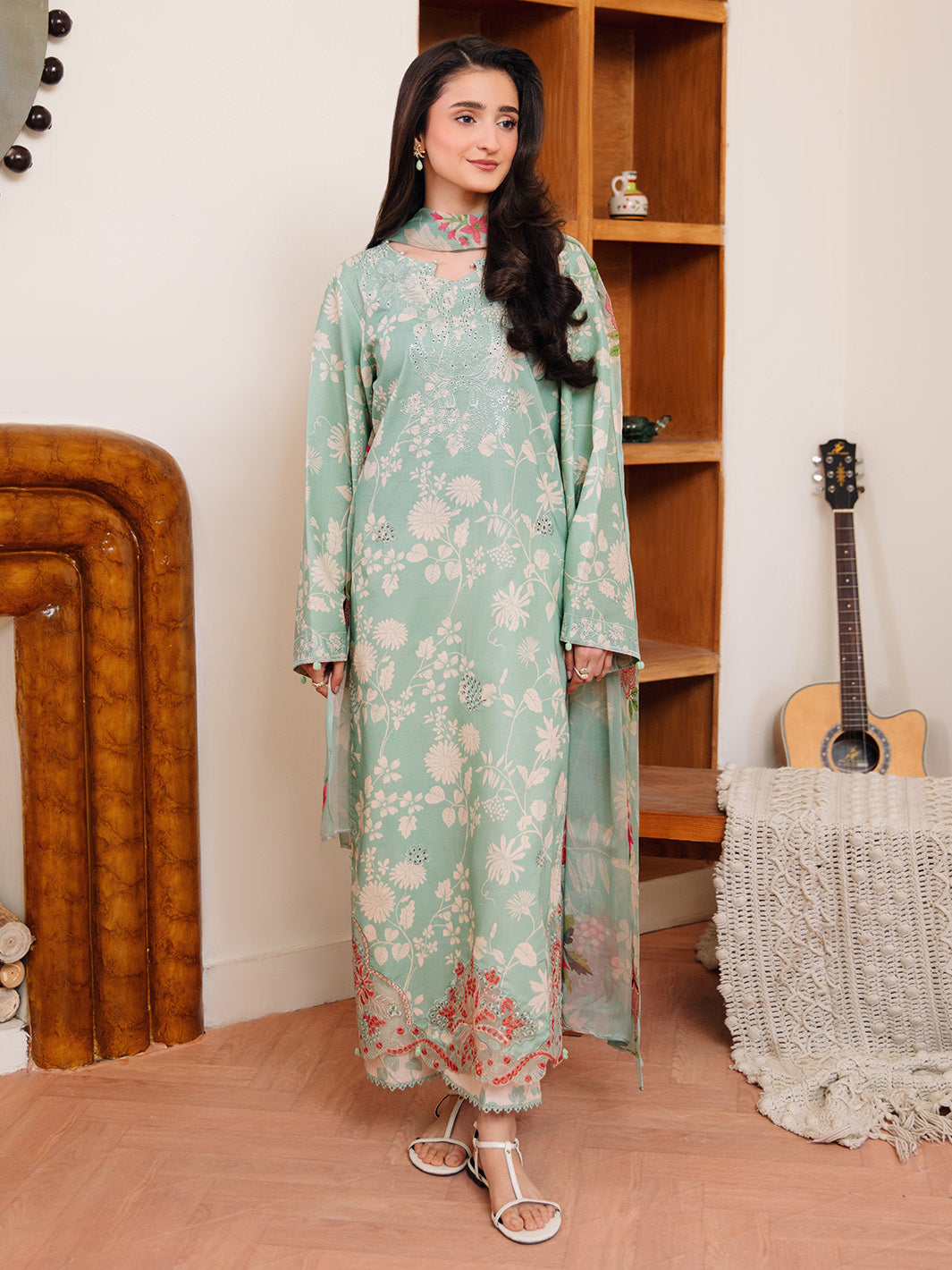 Femmora by Yards Unstitched Embroidered Lawn 3 Piece Suit Bali Casual Collection