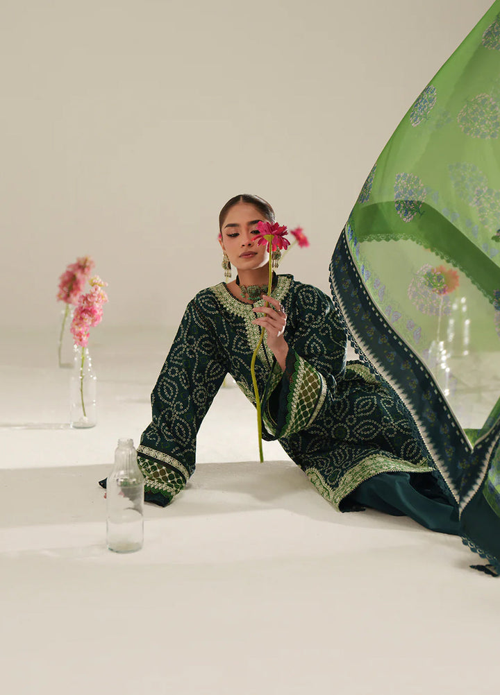 JoJo by Bin Ilyas Unstitched Embroidered Lawn 3 Piece Suit BI26UJJ D-87B - Summer Collection
