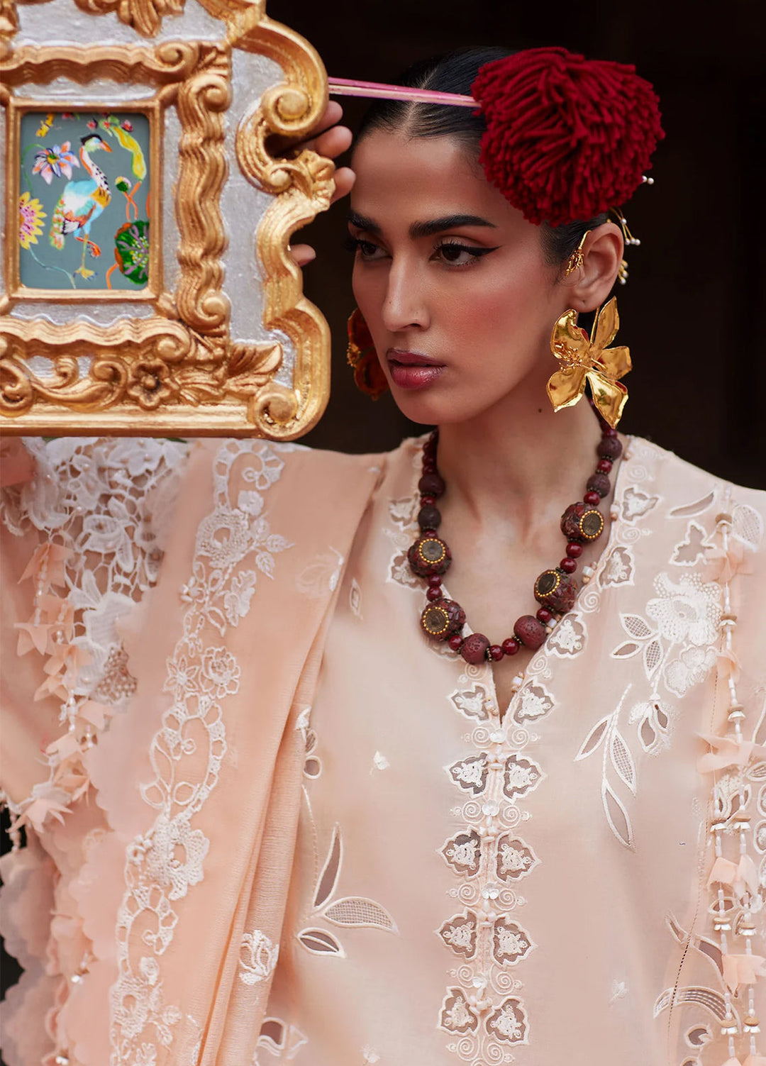 Kashmee Legacy by Elan Unstitched Embroidered Lawn 3 Piece Suit EL26ULKL Noorai EL26-06A - Festive Collection