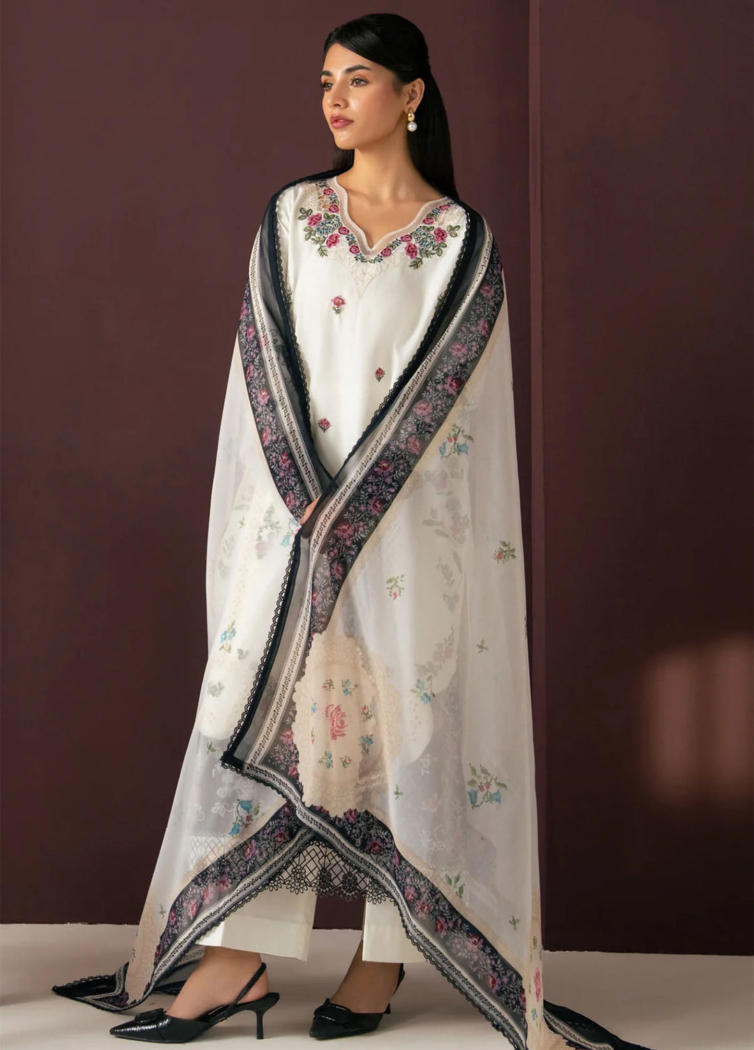 Namah by Xenia Formals Unstitched Embroidered Lawn 3 Piece Suit XF26UNL 08 - ECLIPSE - Festive Collection