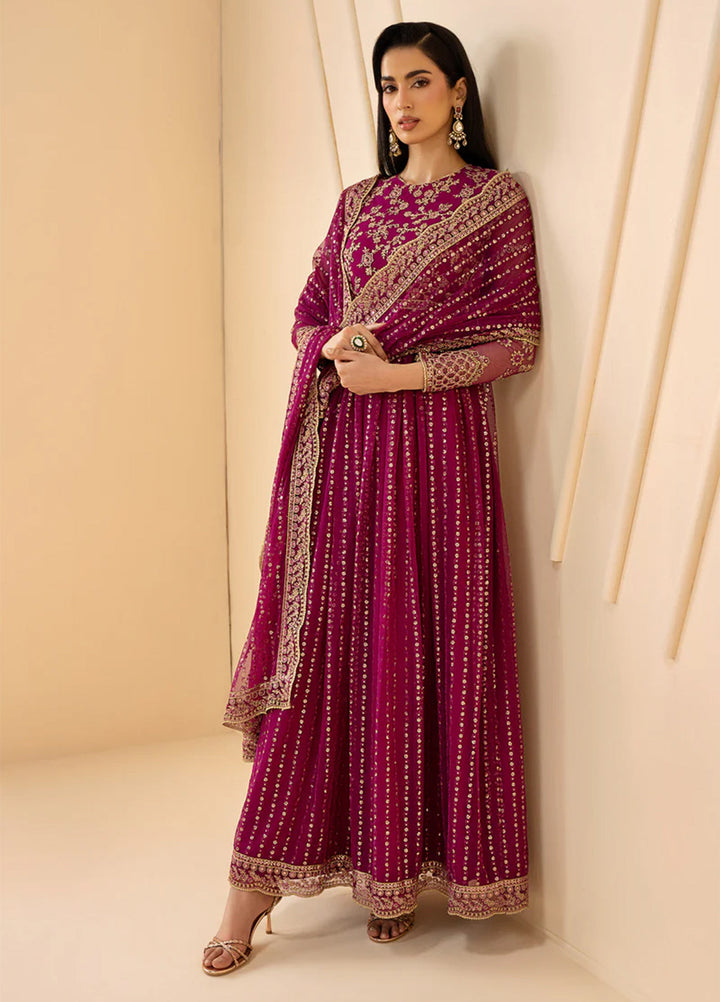 Riwayat by Zarif Unstitched Embroidered Net 3 Piece Suit ZR26URN ZRF-RC-05 SADAA - Festive Collection