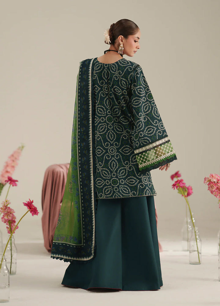 JoJo by Bin Ilyas Unstitched Embroidered Lawn 3 Piece Suit BI26UJJ D-87B - Summer Collection