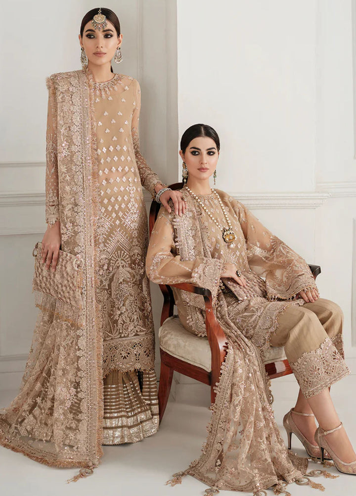Chantelle by Baroque Unstitched Embroidered Chiffon 3 Piece Suit BQ26UCF CH10-D04 - Festive Collection