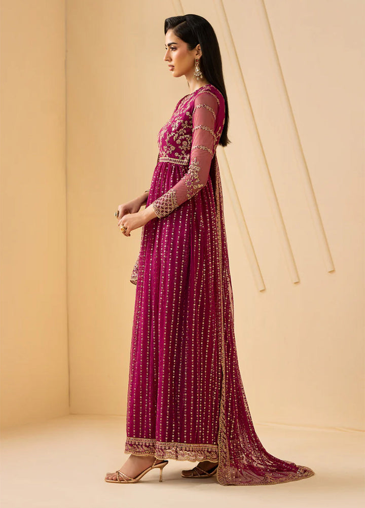Riwayat by Zarif Unstitched Embroidered Net 3 Piece Suit ZR26URN ZRF-RC-05 SADAA - Festive Collection