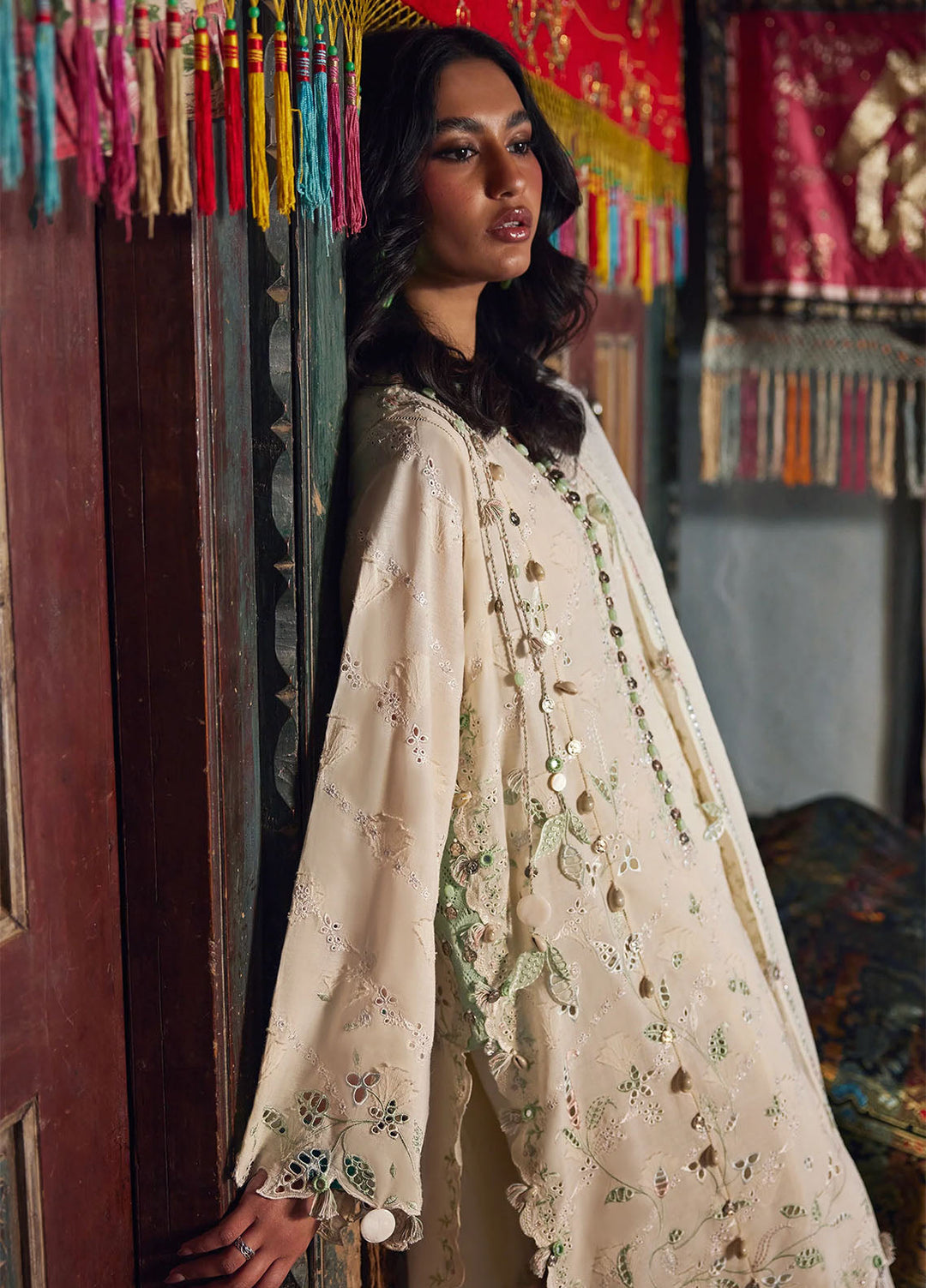 Meili by Zaha Unstitched Embroidered Lawn 3 Piece Suit ZK26UML ZL26-05A - Festive Collection