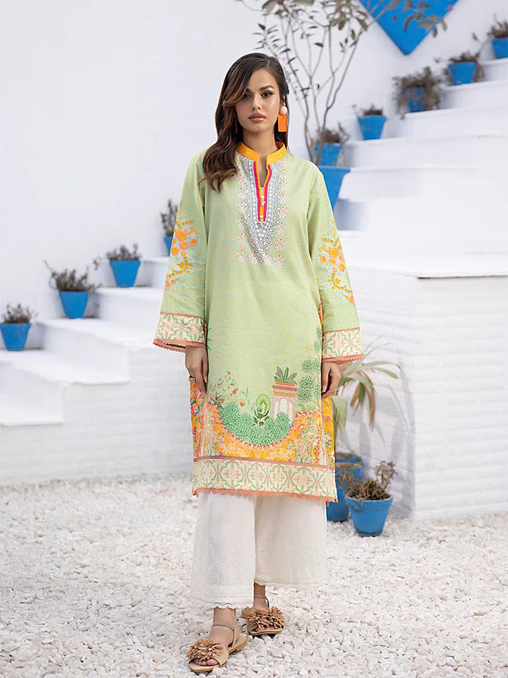 Salitex Women Embroidered 1 Piece Cambric Shirt SPL1PEE010 - Summer Collection