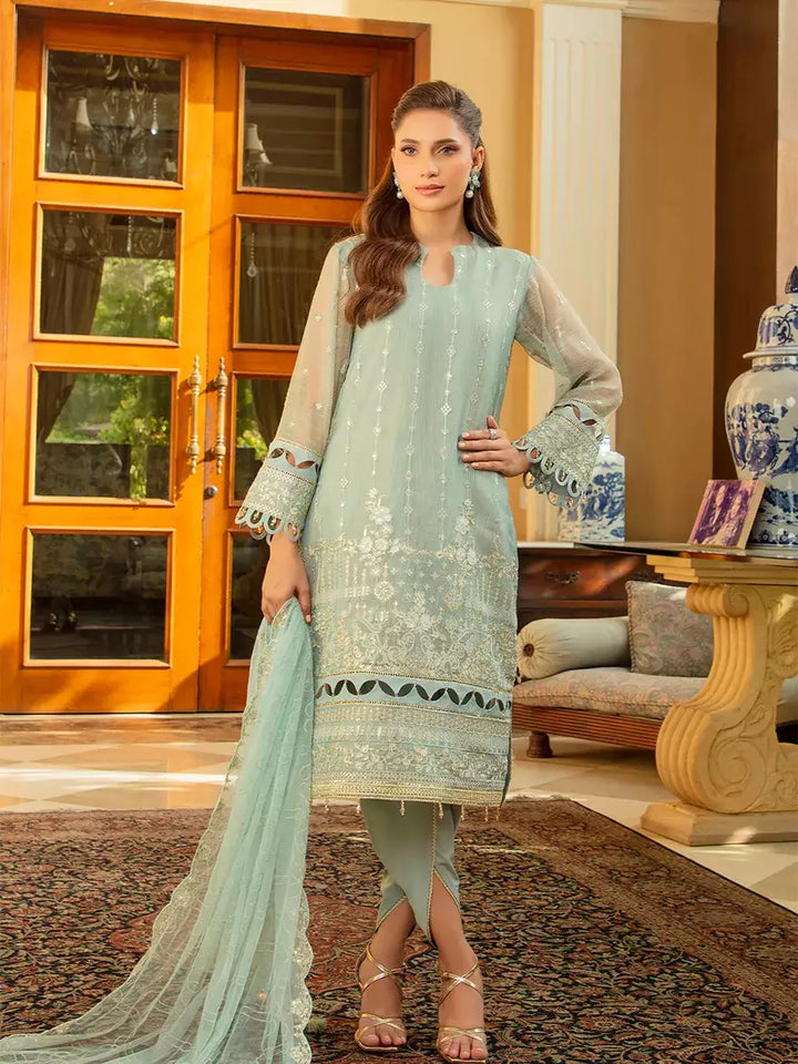 Jashn e Noor by Salitex Unstitched Embroidered 3 Piece Paper Cotton SUNW7NO085 - Summer Collection