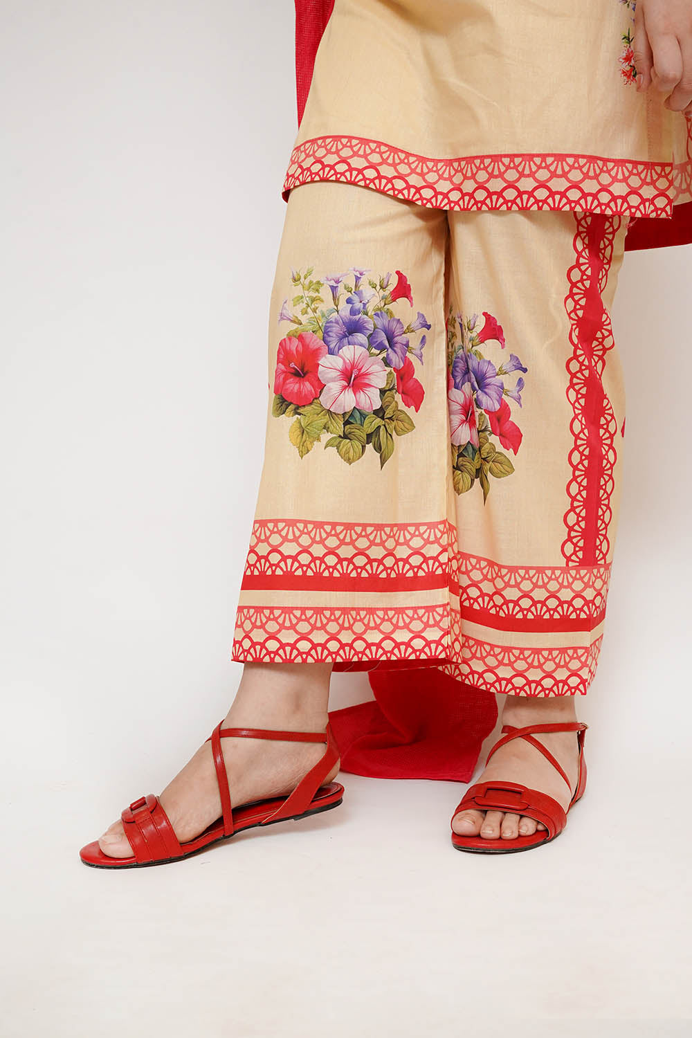 Senorita Girls RTW Printed Lawn Cotton 3 Piece Suit GAD-03475 - Festive Collection