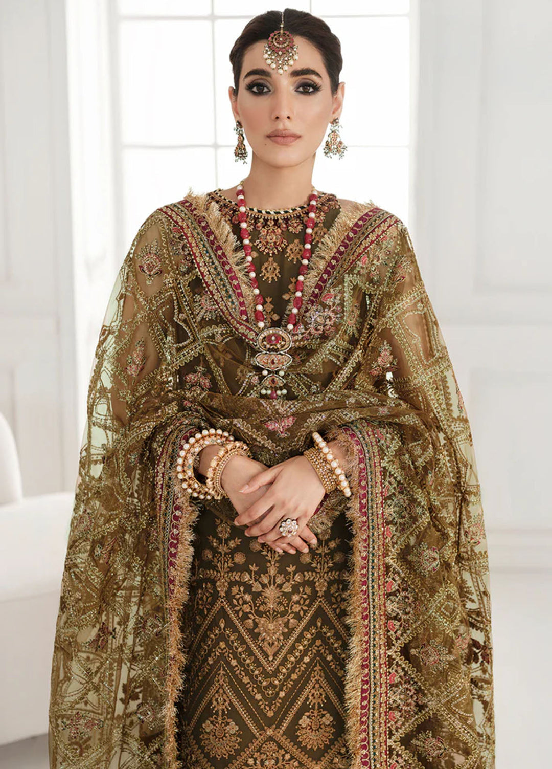 Chantelle by Baroque Unstitched Embroidered Chiffon 3 Piece Suit BQ26UCF CH10-D06 - Festive Collection