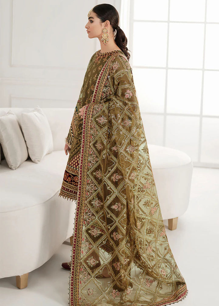 Chantelle by Baroque Unstitched Embroidered Chiffon 3 Piece Suit BQ26UCF CH10-D06 - Festive Collection