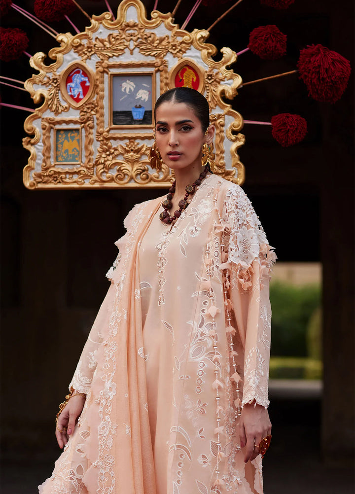 Kashmee Legacy by Elan Unstitched Embroidered Lawn 3 Piece Suit EL26ULKL Noorai EL26-06A - Festive Collection