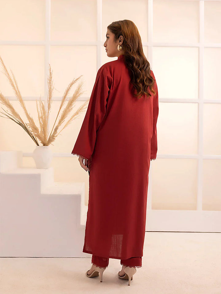 Salitex Women Solids Khaddar 2 Piece Suit SPW6BS126 - Winter Collection