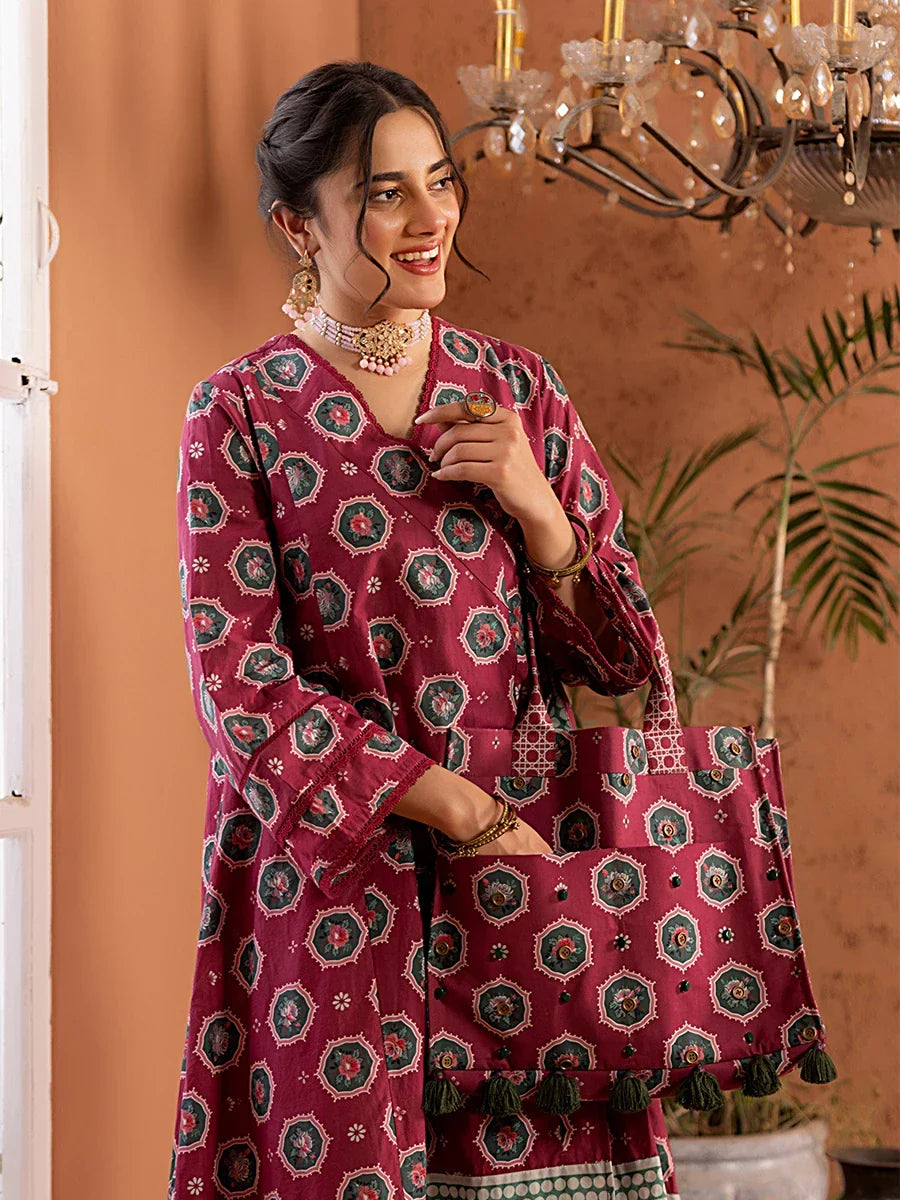 Salitex Women Printed Lawn 1 Piece Shirt SPL1PBE004 - Summer Collection