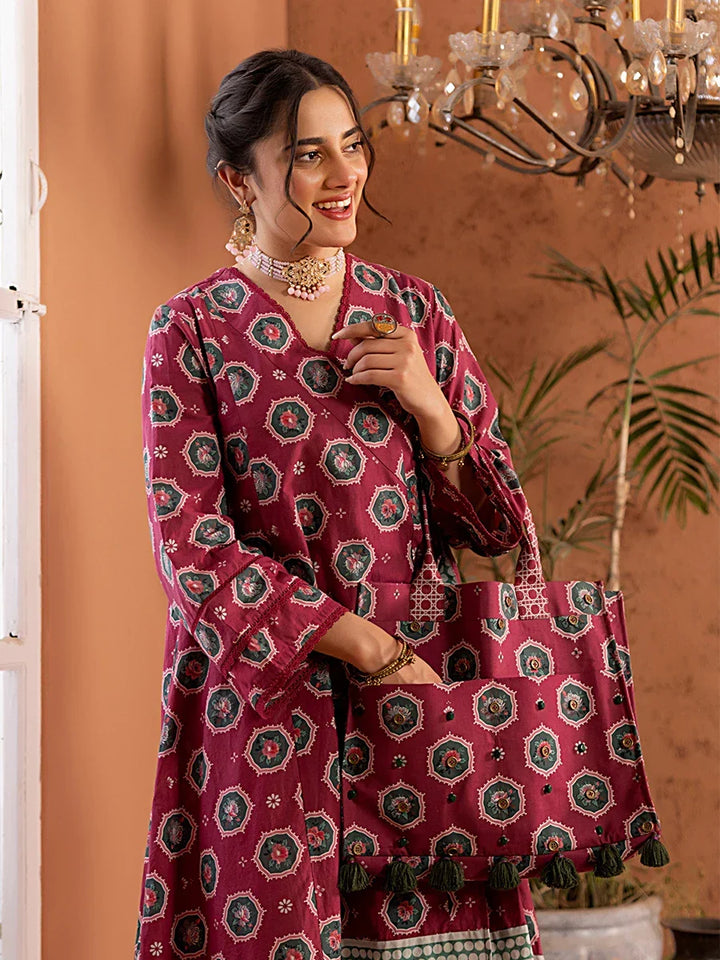 Salitex Women Printed Lawn 1 Piece Shirt SPL1PBE004 - Summer Collection