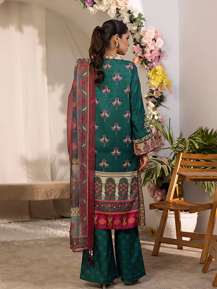 Salitex Women Embroidered Dobby 3 Piece Suit SPL3PEC042 - Summer Collection