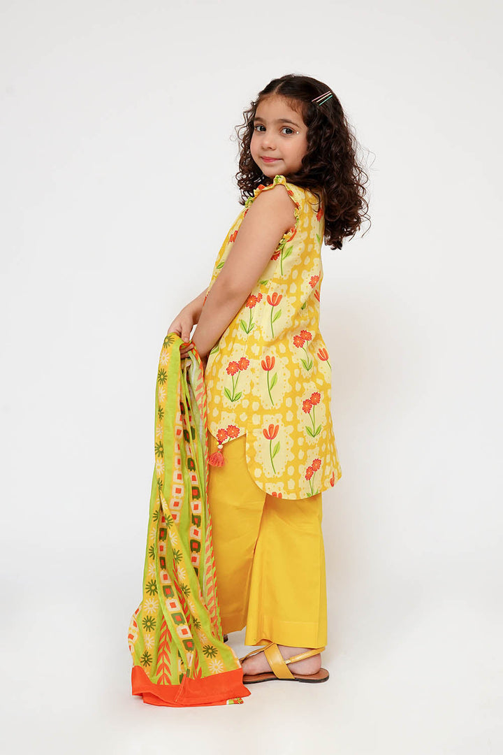 Senorita Kids RTW Printed Lawn Cotton 3 Piece Suit KAD-03498 Eid Collection