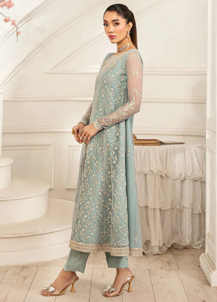 Zarif Embroidered Net Suit Unstitched 3 Piece ZR25UF ZFE-01 Lydia - Formals Collection
