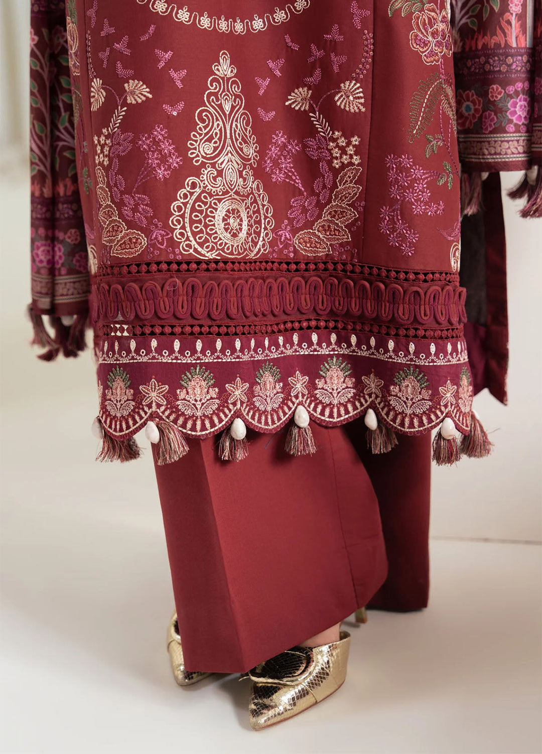 Namah by Xenia Formals Unstitched Embroidered Lawn 3 Piece Suit XF26UNL 07 - EMBRACE - Festive Collection