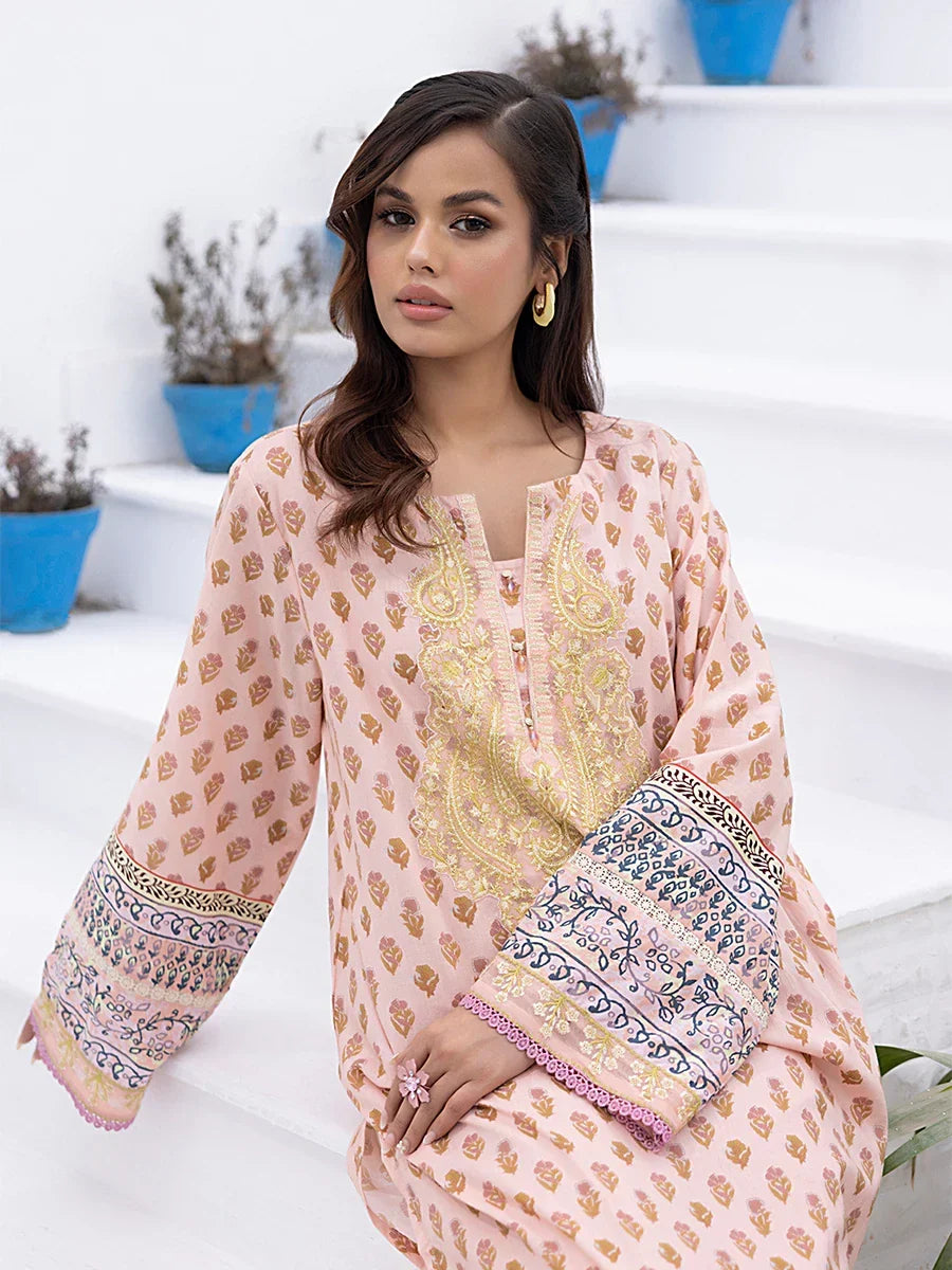 Salitex Women Embroidered 1 Piece Cambric Shirt SPL1PEE009 - Summer Collection