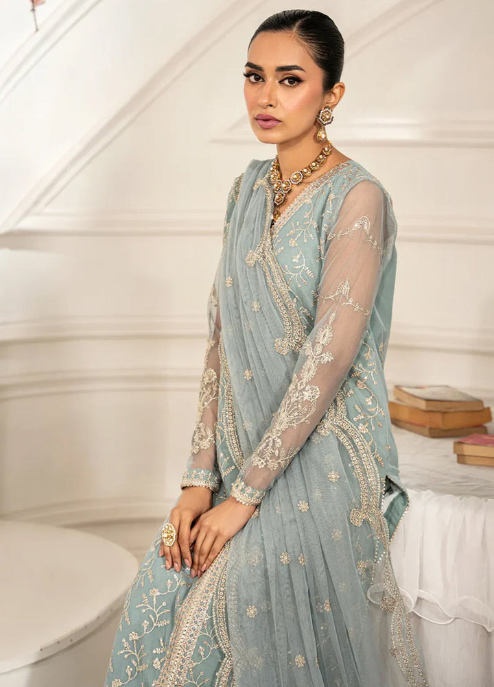Zarif Embroidered Net Suit Unstitched 3 Piece ZR25UF ZFE-01 Lydia - Formals Collection