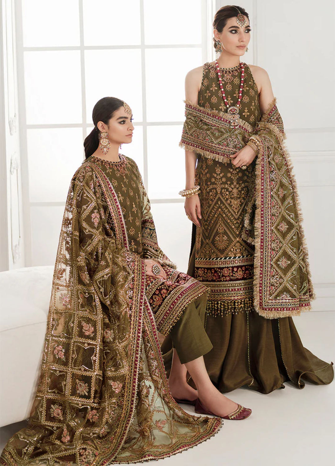 Chantelle by Baroque Unstitched Embroidered Chiffon 3 Piece Suit BQ26UCF CH10-D06 - Festive Collection