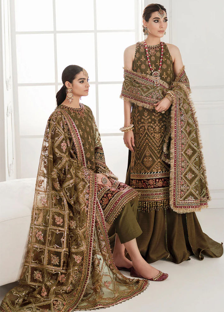 Chantelle by Baroque Unstitched Embroidered Chiffon 3 Piece Suit BQ26UCF CH10-D06 - Festive Collection