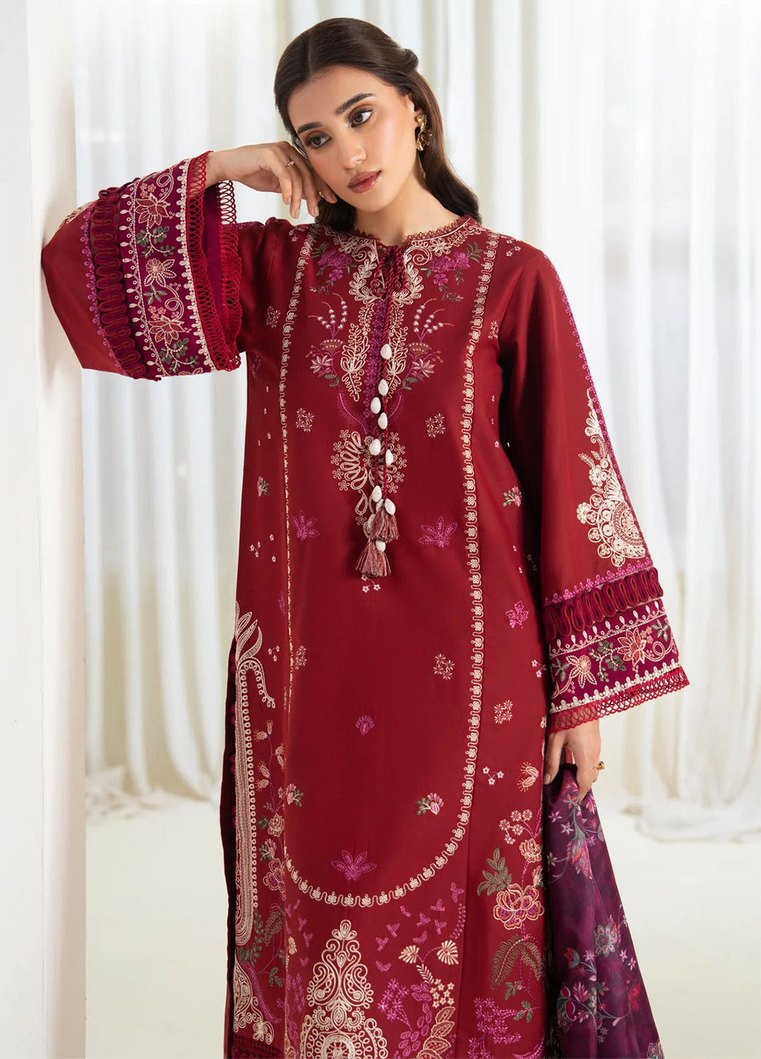 Namah by Xenia Formals Unstitched Embroidered Lawn 3 Piece Suit XF26UNL 07 - EMBRACE - Festive Collection