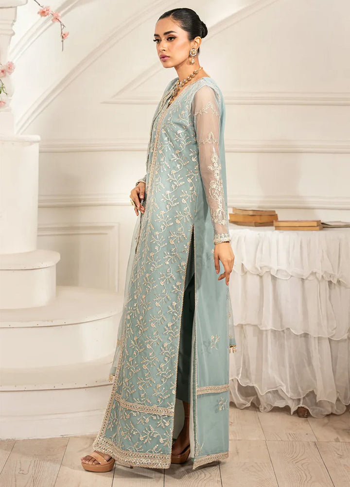 Zarif Embroidered Net Suit Unstitched 3 Piece ZR25UF ZFE-01 Lydia - Formals Collection