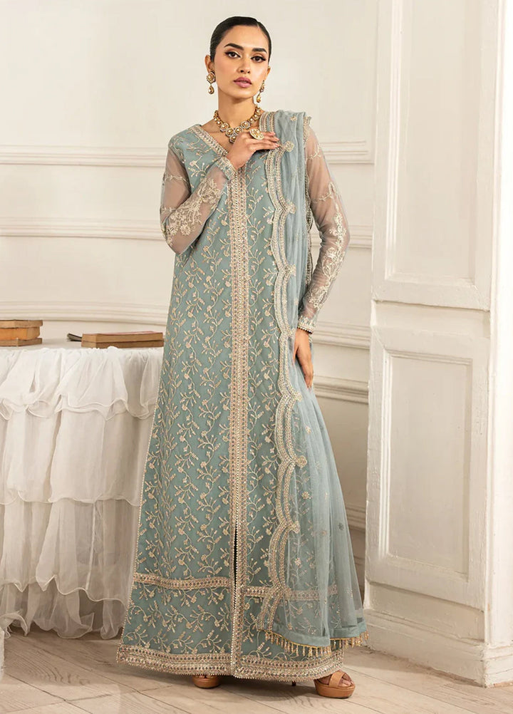 Zarif Embroidered Net Suit Unstitched 3 Piece ZR25UF ZFE-01 Lydia - Formals Collection