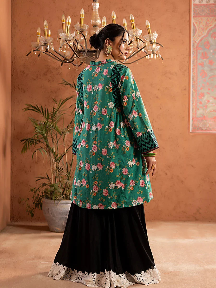 Salitex Women Printed Cambric 1 Piece Shirt SPL1PBE002 - Summer Collection