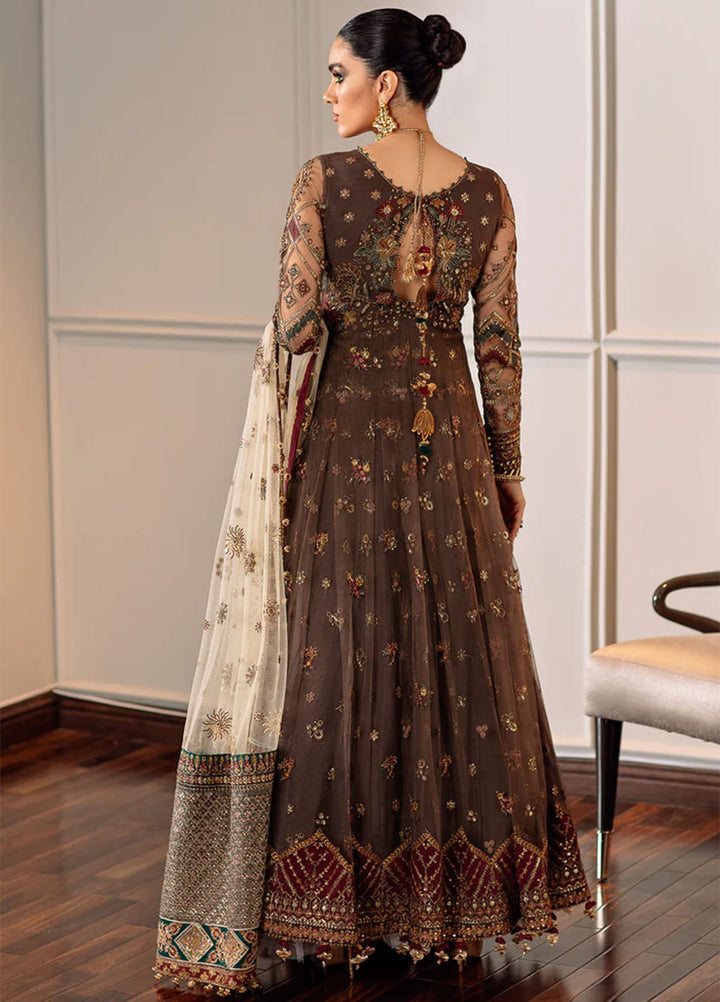 Chantelle by Baroque Unstitched Embroidered Net 3 Piece Suit BQ26UCF EC-02 - Festive Collection