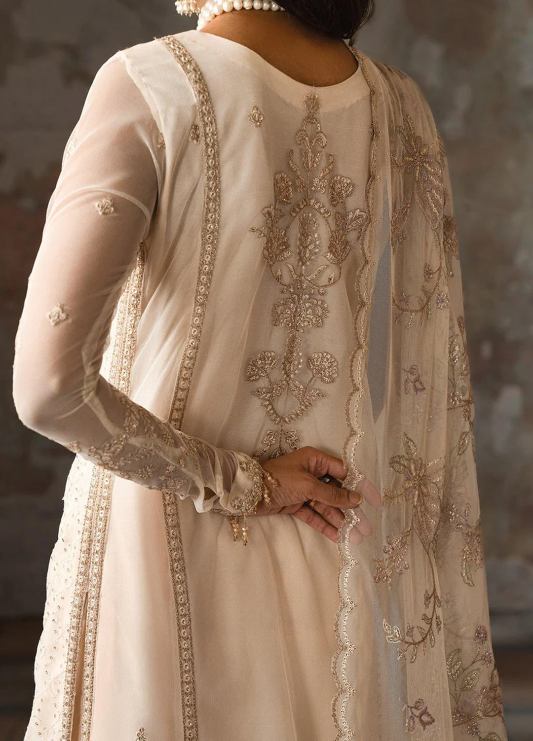 Emirah by Zarif Embroidered Net Suit Unstitched 3 Piece ZR25UF ZEF 06- Meera - Formal Collection