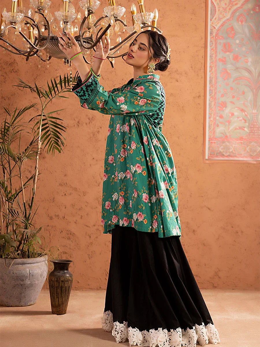 Salitex Women Printed Cambric 1 Piece Shirt SPL1PBE002 - Summer Collection