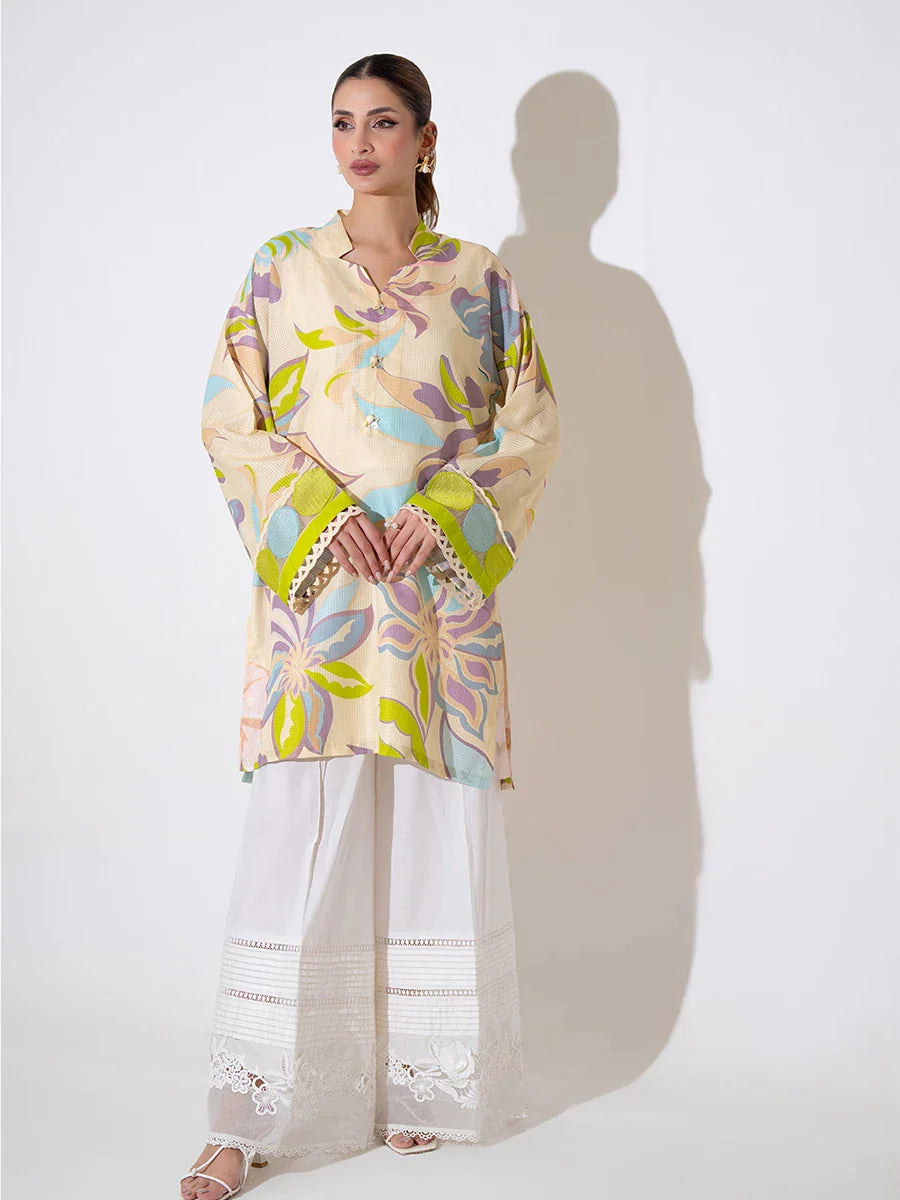 Salitex Women Printed Cambric 1 Piece Shirt WRTKBA24AL179 - Winter Collection