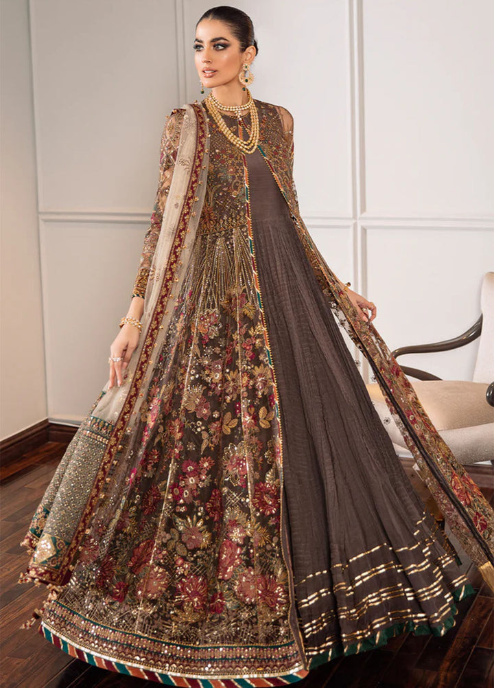 Chantelle by Baroque Unstitched Embroidered Net 3 Piece Suit BQ26UCF EC-02 - Festive Collection