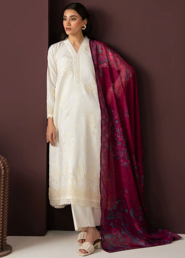 Namah by Xenia Formals Unstitched Embroidered Lawn 3 Piece Suit XF26UNL Scalar 04 - Festive Collection