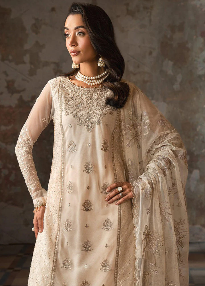 Emirah by Zarif Embroidered Net Suit Unstitched 3 Piece ZR25UF ZEF 06- Meera - Formal Collection