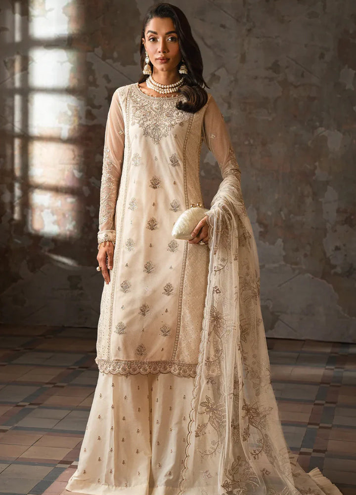 Emirah by Zarif Embroidered Net Suit Unstitched 3 Piece ZR25UF ZEF 06- Meera - Formal Collection