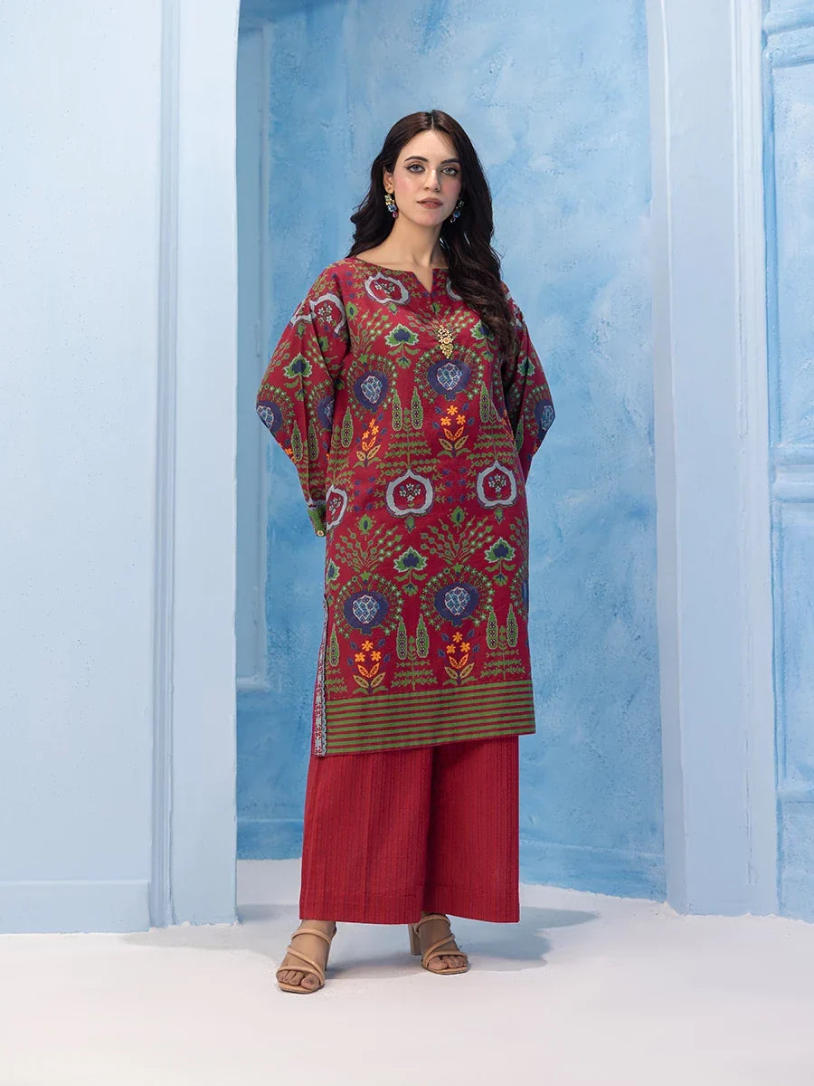 Salitex Women Printed Khaddar 2 Piece Suit WRS2BA24AL134 - Winter Collection