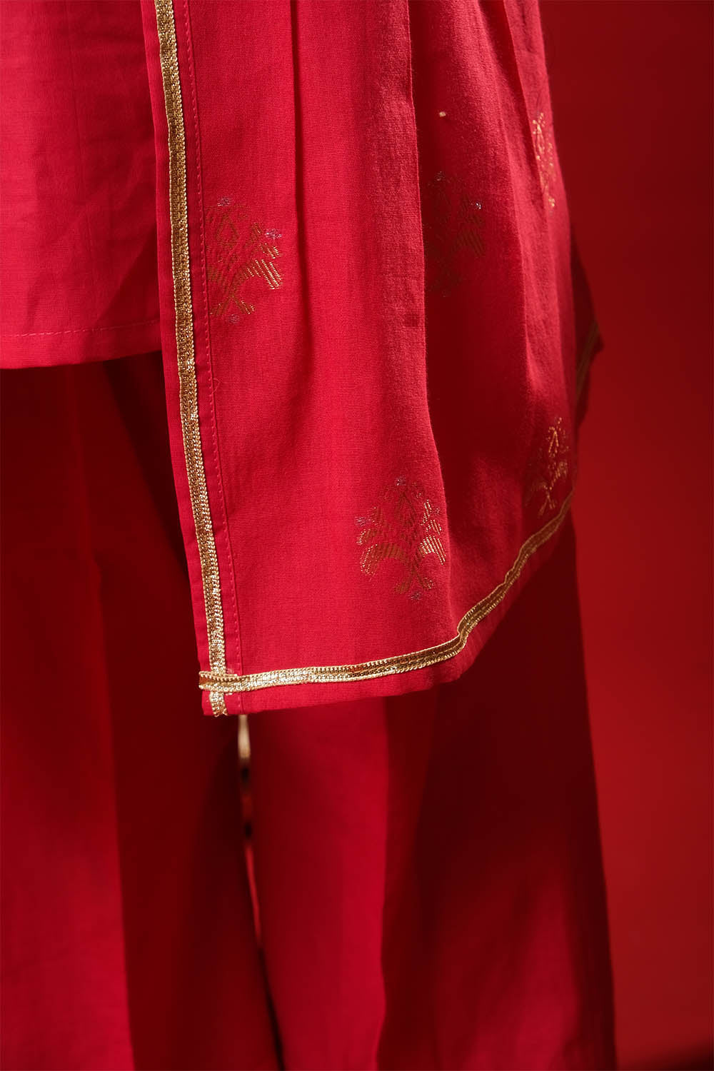Senorita Girls RTW Embroidered Cotton 3 Piece Suit KBD-03327 Eid Collection