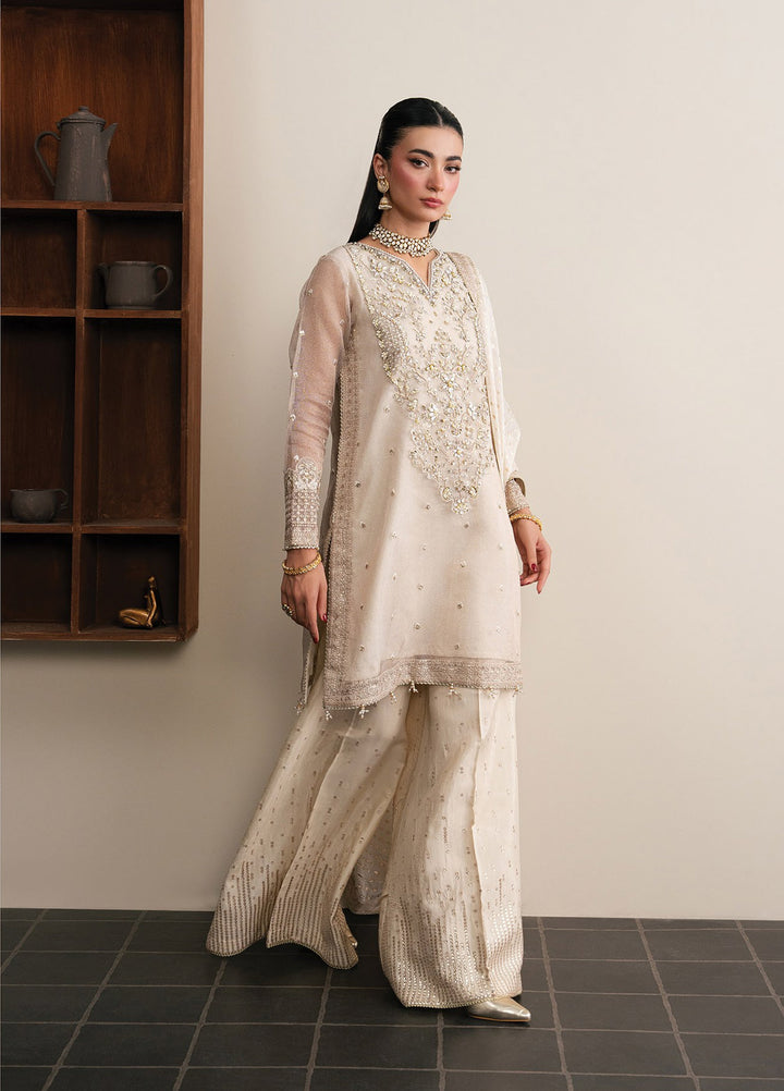 Kalani by Xenia Formals Unstitched Embroidered Kundan Zari 3 Piece Suit XE26UKW 01-Royale - Wedding Collection