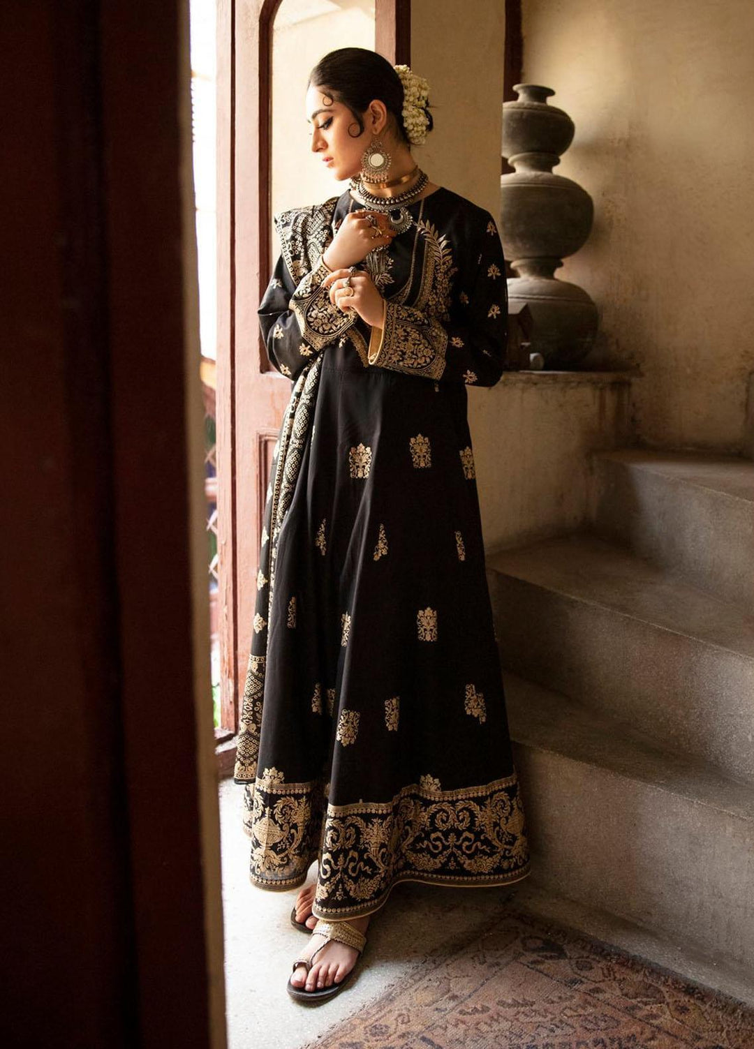 Garnet Clothing Screen Printed Lawn Stitched 2 Piece Suit CHAAND
