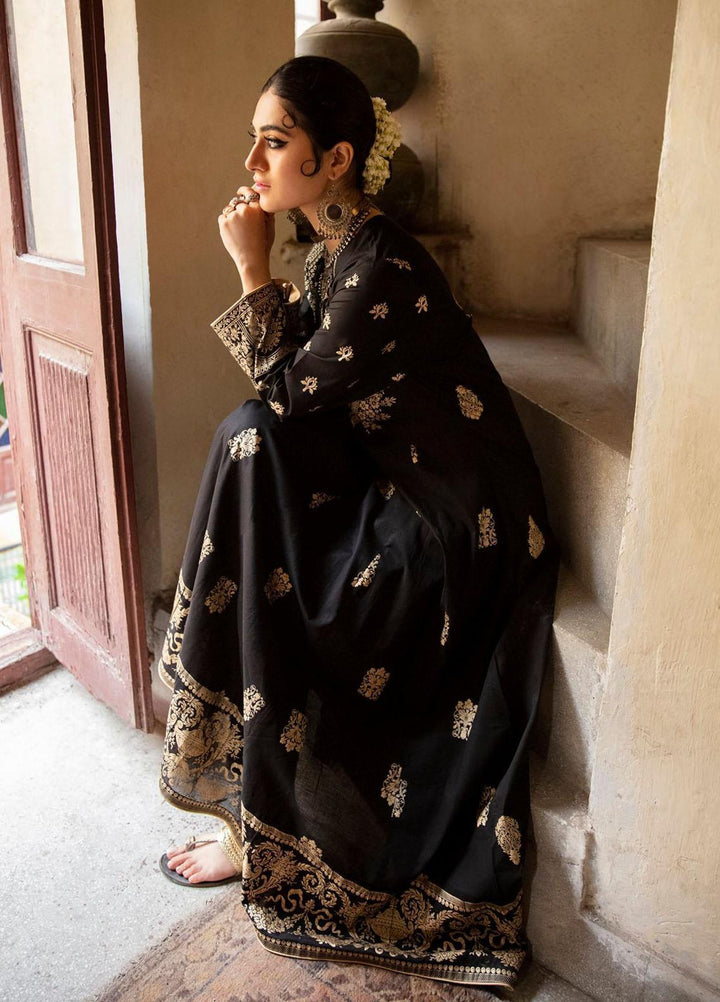 Garnet Clothing Pret Luxury Pret Screen Printed Lawn Frock CHAAND